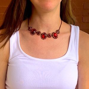 Vintage Cache Ruby Choker